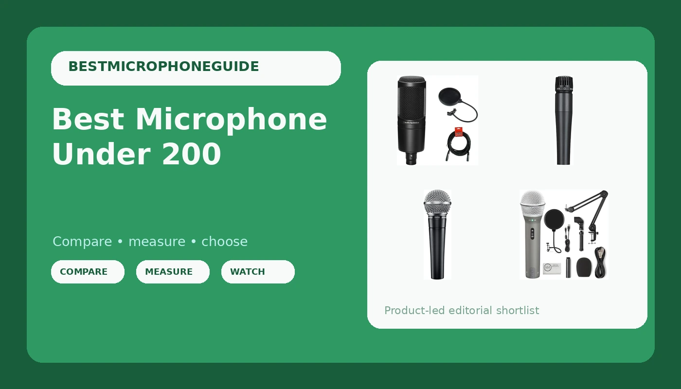Best Microphone Under 200 - MicScore review with measurements and honest opinion