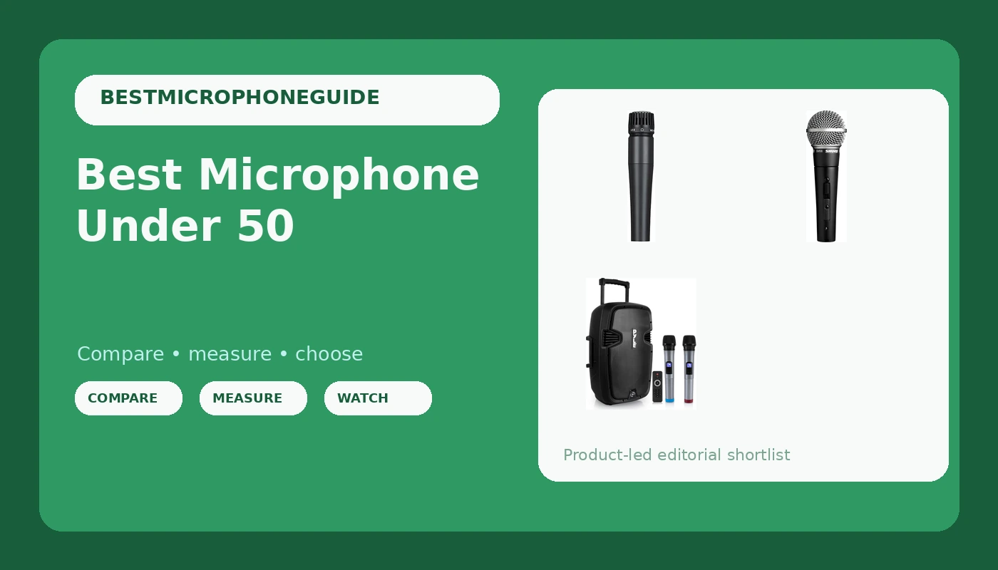 Best Microphone Under 50 - MicScore review with measurements and honest opinion