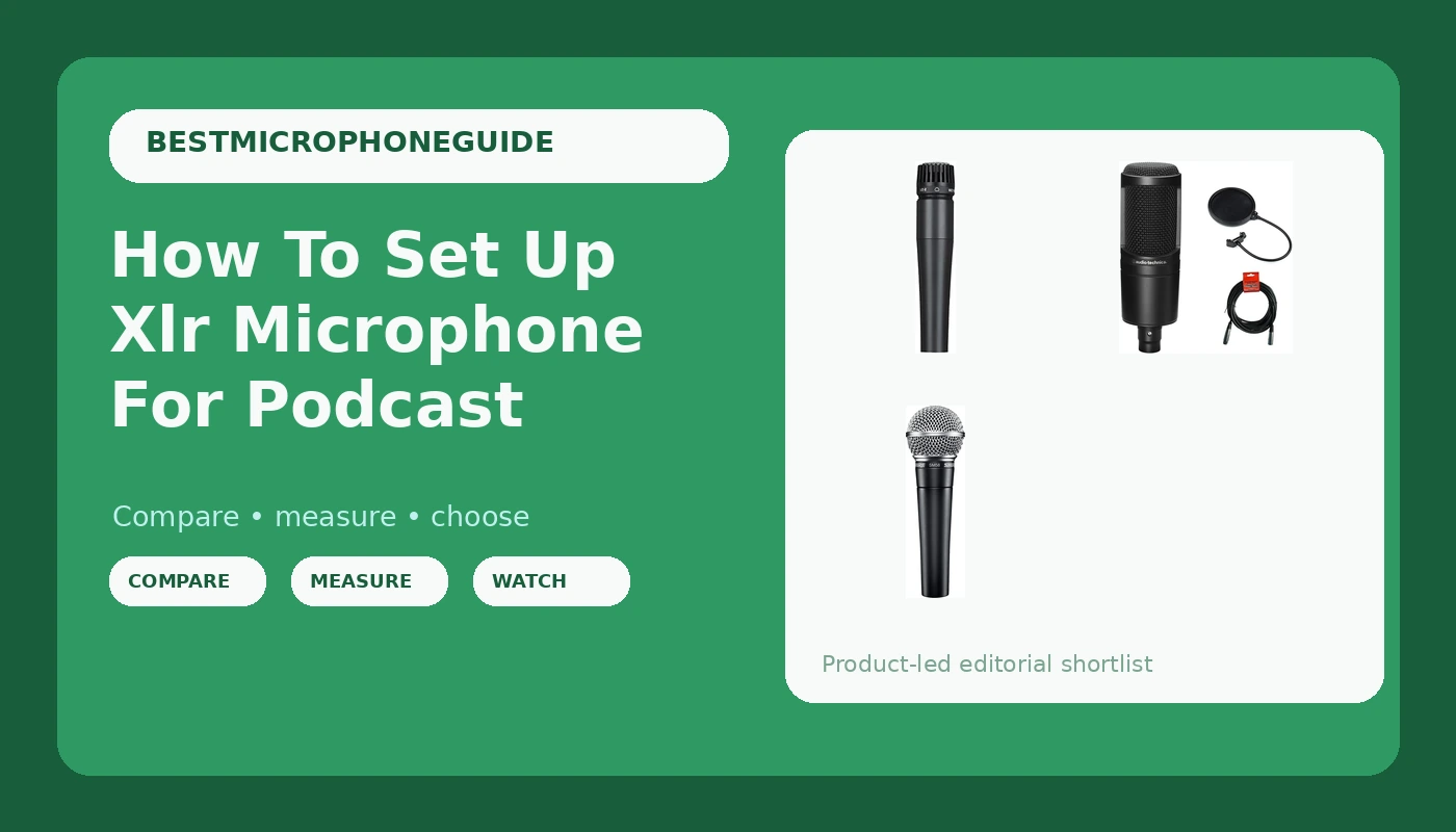 How To Set Up Xlr Microphone For Podcast - MicScore review with measurements and honest opinion