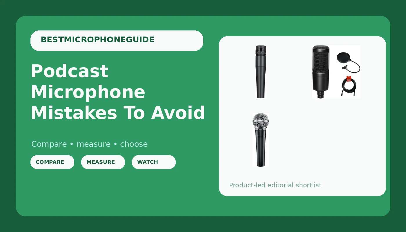 Podcast Microphone Mistakes To Avoid - MicScore review with measurements and honest opinion
