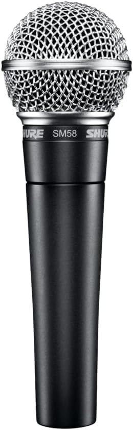 Shure SM58 Pro Dynamic Vocal Microphone with 25-ft XLR Cable