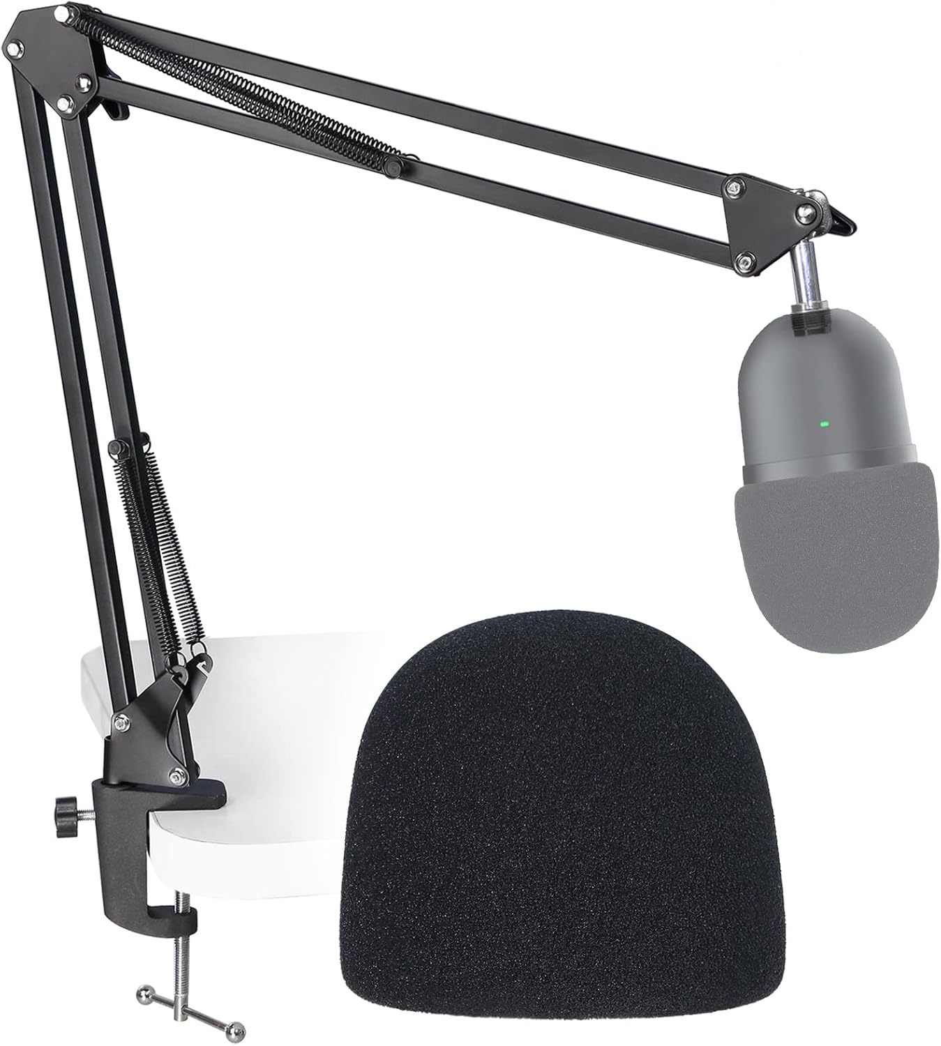 SUNMON Boom Arm for Seiren V3 Mini, Mic Arm for Seiren Mini with Pop Filter