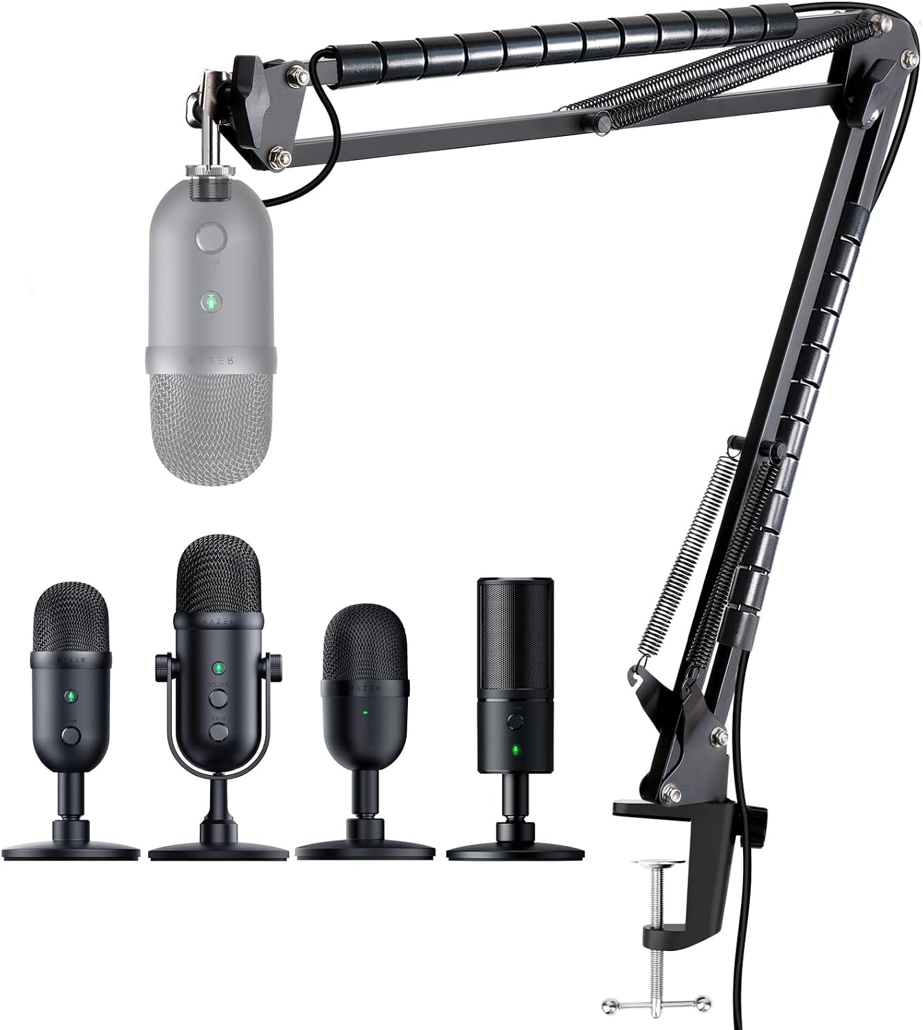 YOUSHARES Mic Boom Arm for Razer Seiren V3 Mini